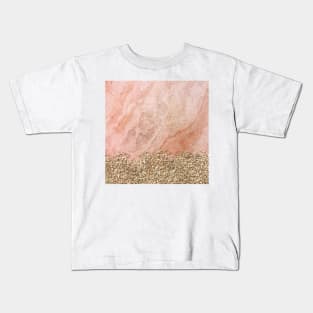 Marble gold rush II Kids T-Shirt